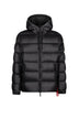 After Label men's Verbier glossy down jacket / Black