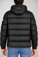 After Label Piumino Uomo lucido Verbier / Nero
