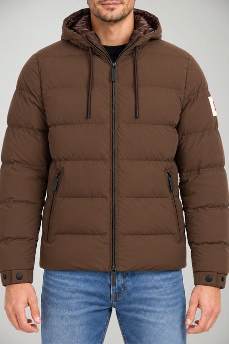 After Label men's Verbier matt down jacket