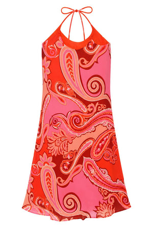 Akè Abito Donna con Fantasie Multicolore