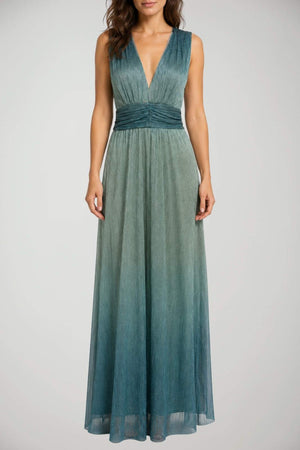 Akè Abito Donna in Lurex sfumato