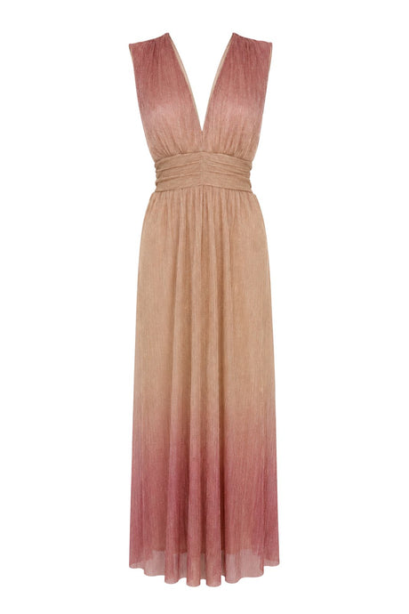 Akè Abito Donna in Lurex sfumato