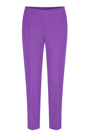 Akè Pantaloni Donna con piega stirata