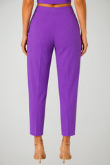Akè Pantaloni Donna con piega stirata