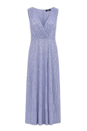 Abito lungo da donna Ake con paillettes