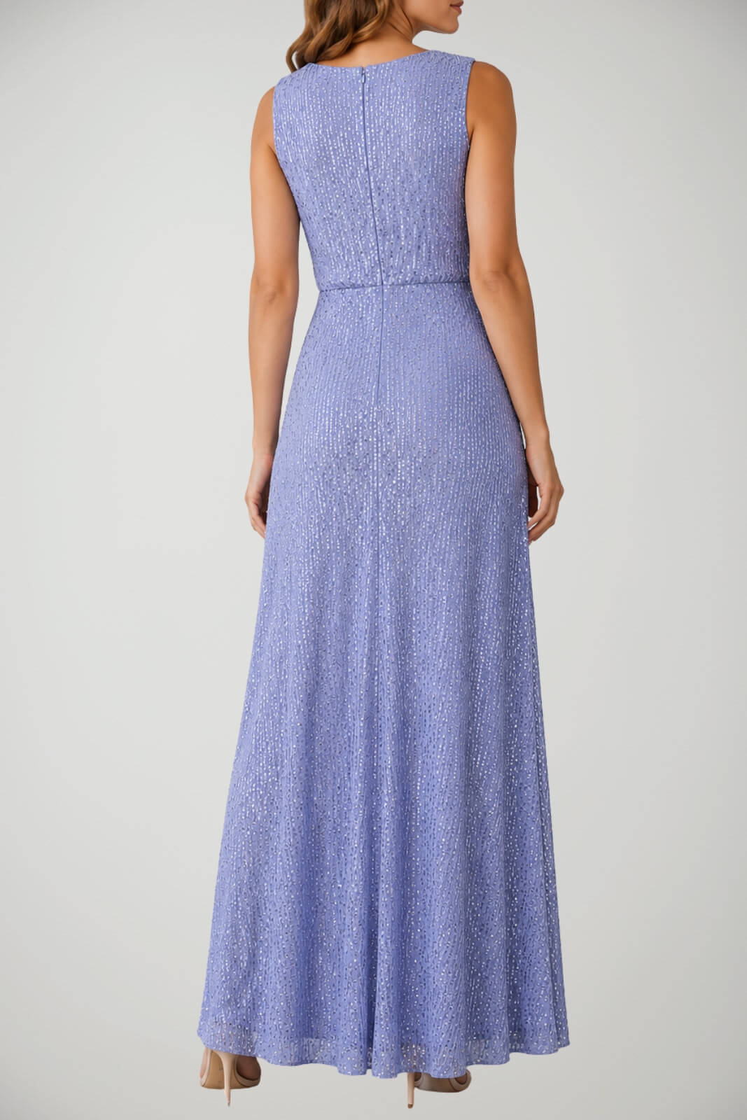 Abito lungo da donna Ake con paillettes