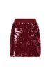 Akep Mini Gonna con Paillettes All Over