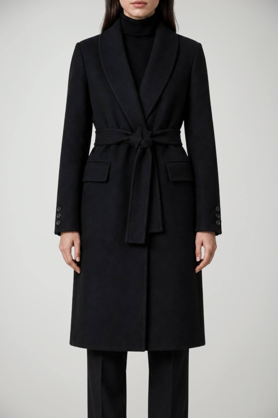 Alessia Santi Cappotto Donna lungo con fusciacca