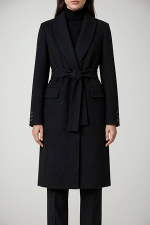 Alessia Santi Cappotto Donna lungo con fusciacca