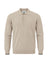 Alpha Studio men's merino wool polo shirt / Butter