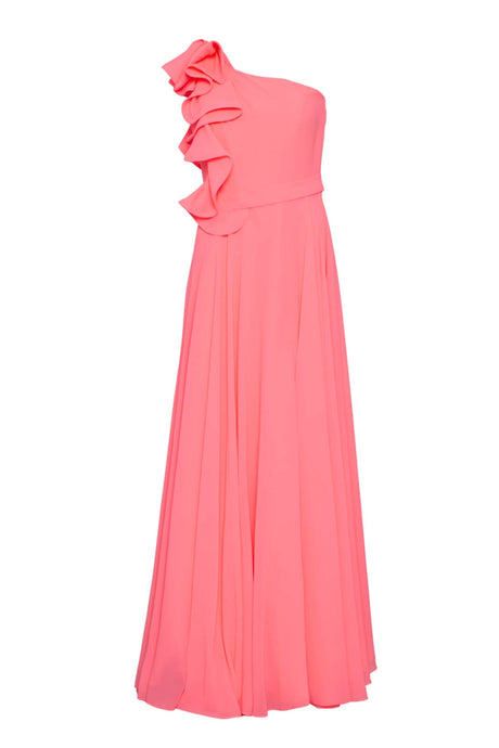 Allure Evening abito donna monospalla rouches fronte