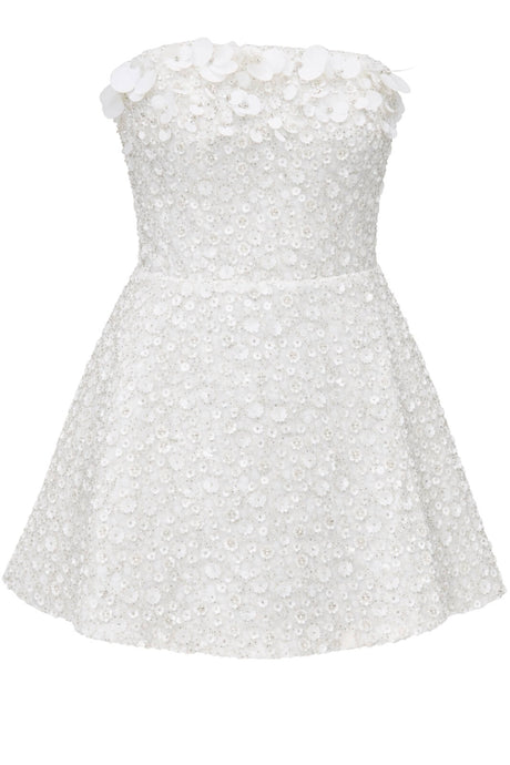 Abito da donna corto con paillettes e perline