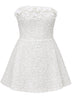 Abito da donna corto con paillettes e perline