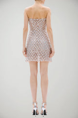 Abito da donna corto Allure Evening con paillettes