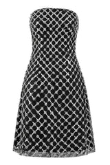 Abito corto da donna Allure Evening con strass