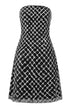 Abito corto da donna Allure Evening con strass