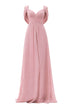 Abito da donna Allure Evening per cerimone lungo con corpetto plissettato