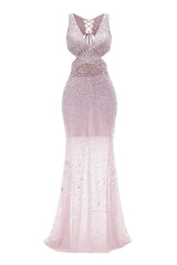 Abito da donna Allure Evening lungo con strass