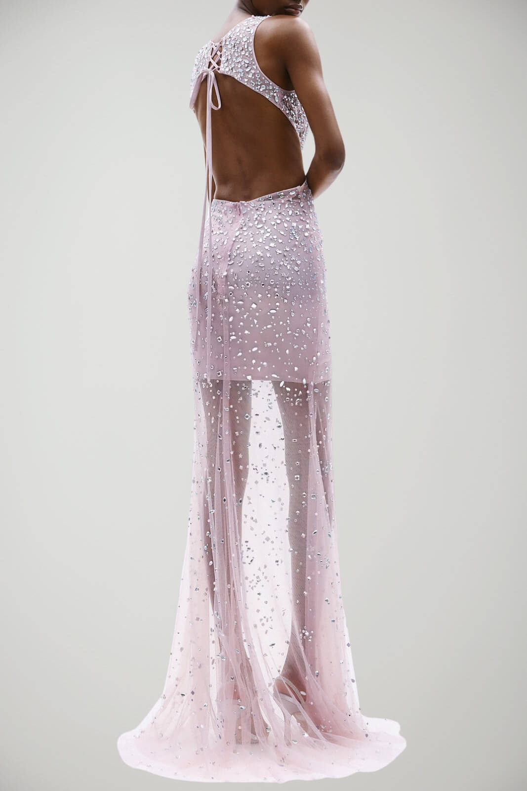 Abito da donna Allure Evening lungo con strass