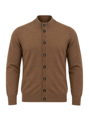 Alpha Studio Cardigan Uomo in lana merino