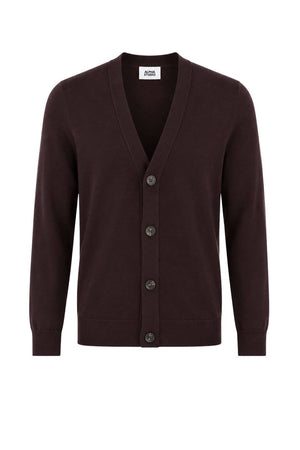 Alpha Studio Cardigan Uomo in lana Regular fit / Marrone