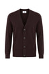Alpha Studio Cardigan Uomo in lana Regular fit / Marrone