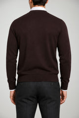 Alpha Studio Cardigan Uomo in lana Regular fit / Marrone
