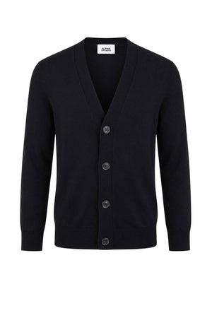 Alpha Studio Cardigan Uomo in lana Regular fit / Nero