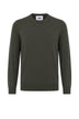 Alpha Studio Maglia Uomo in lana Slim fit / Militare