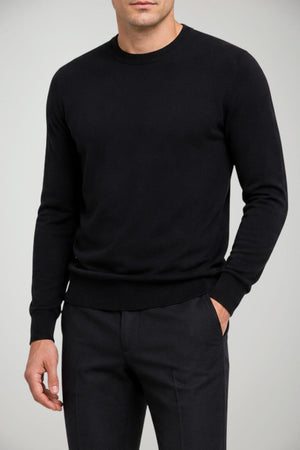 Alpha Studio Maglia Uomo in lana Slim fit / Nero