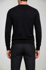 Alpha Studio Maglia Uomo in lana Slim fit / Nero