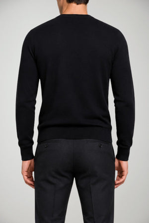 Alpha Studio Maglia Uomo in lana Slim fit / Nero
