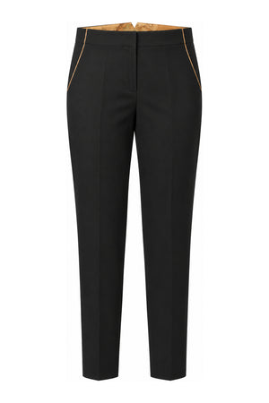 Alviero Martini - 1 Classe Pantaloni Donna Chiusura Centrale Piping Geoclassic