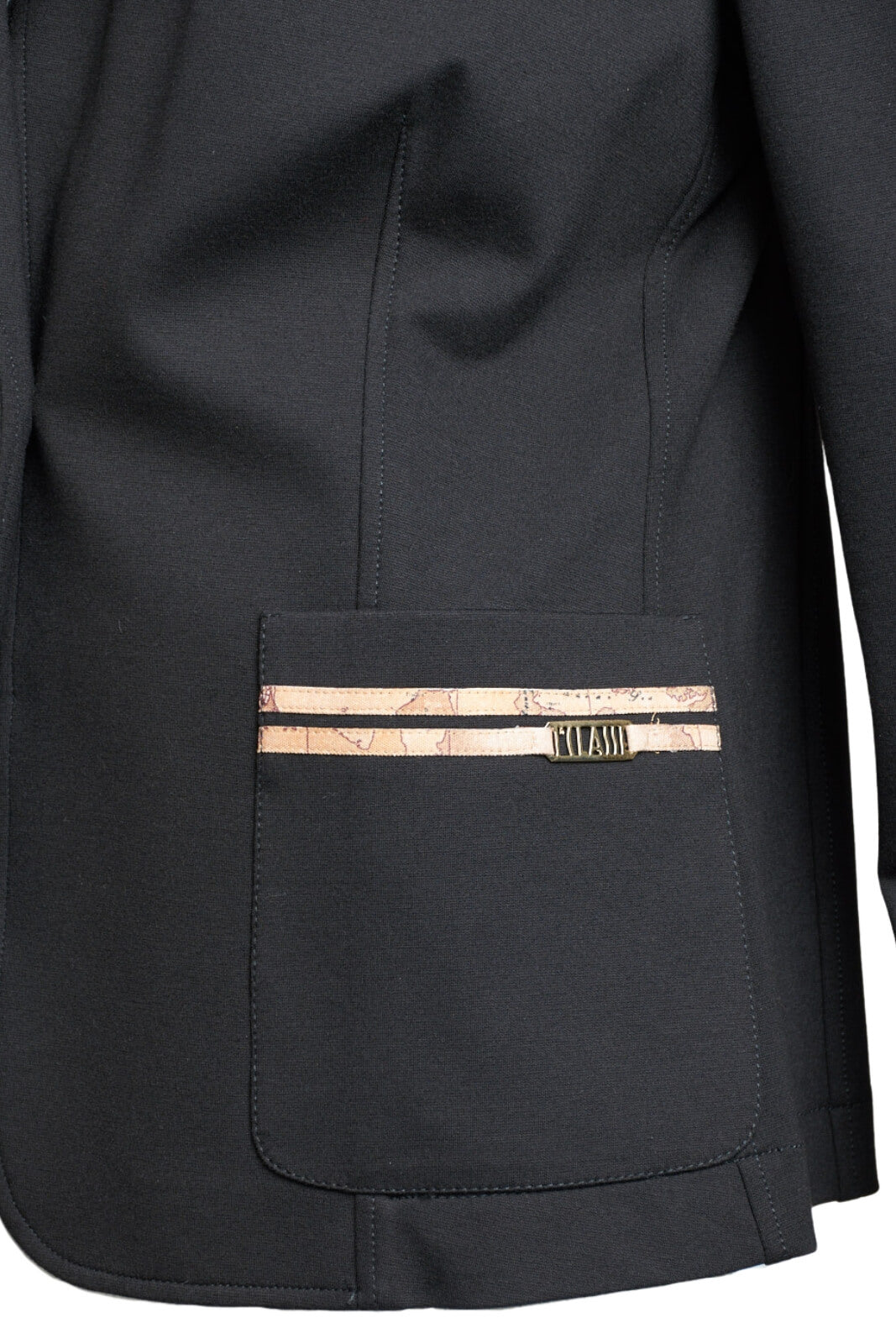 Giacca donna monopetto in viscosa dettaglio