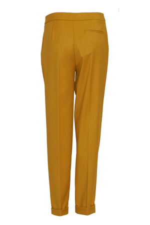 Pantalone donna chino con risvolti retro