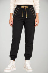 Alviero Martini - 1 Classe Jogger Donna con piping geoclassic