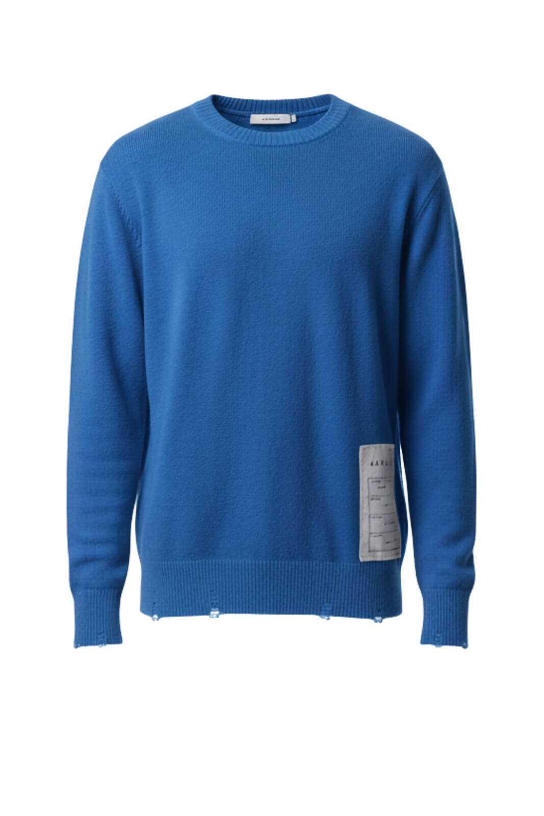 Maglione da uomo Amaranto in cashmere con effetto used