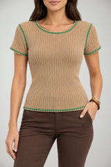 American Vintage T-shirt Donna in Filo