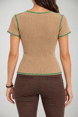 American Vintage T-shirt Donna in Filo