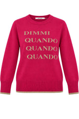Angela Davis Maglia Donna con Dettagli in Lurex