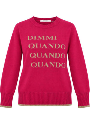 Angela Davis Maglia Donna con Dettagli in Lurex