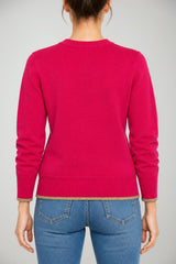 Angela Davis Maglia Donna con Dettagli in Lurex