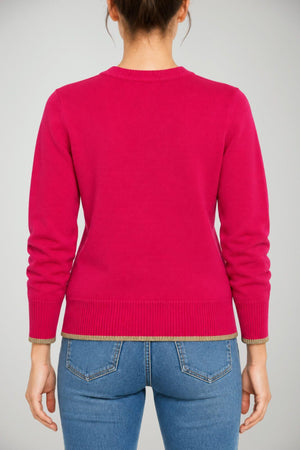 Angela Davis Maglia Donna con Dettagli in Lurex
