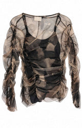 Angela Davis Top Donna in Tulle