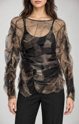 Angela Davis Top Donna in Tulle