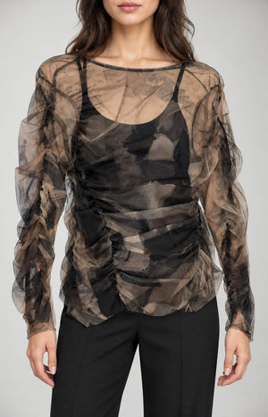 Angela Davis Top Donna in Tulle