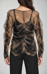 Angela Davis Top Donna in Tulle