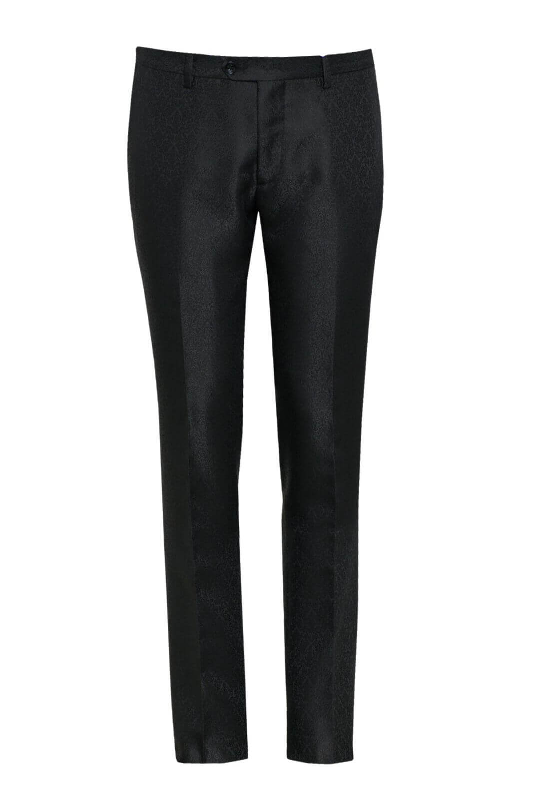 Abito da uomo Angelo Toma damascato dettaglio pantalone