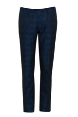 Abito uomo Angelo Toma fantasia check pantalone fronte