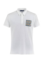 Aquascutum Polo Uomo con taschino check